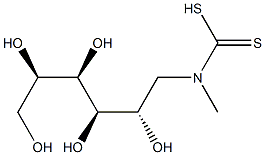 N-METHYL-N-DITHIOCARBOXY-D-GLUCAMINE Struktur