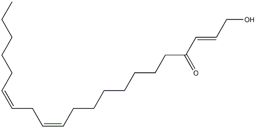 (2E,12Z,15Z)-1-HYDROXYHENEICOSA-2,12,15-TRIEN-4-ONE Struktur