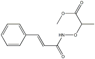 METHYL-2-(CINNAMIDOOXY)PROPIONATE Struktur