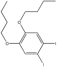 1,2-DIIODO-4,5-(DIBUTOXY)BENZENE Struktur