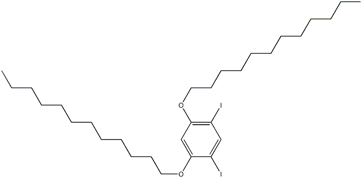 1,5-DIIODO-2,4-(DIDODECYLOXY)BENZENE Struktur