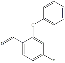 2-Phenoxy-4-fluorobenzaldehyde Struktur