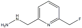 (6-Fluoromethyl-pyridin-2-ylmethyl)-hydrazine Struktur