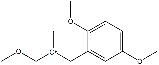 (2,5-Dimethoxy-benzyl)-(2-methoxy-1-methyl-ethyl)- Struktur