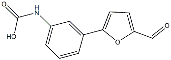 [3-(5-Formyl-furan-2-yl)-phenyl]-carbamic acid Struktur