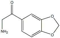 2-Amino-1-benzo[1,3]dioxol-5-yl-ethanone Struktur