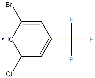 2-Bromo-6-chloro-4-(trifluoromethyl)phenyl Struktur