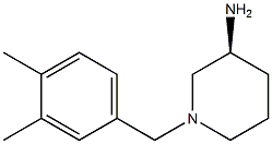 (3S)-1-(3,4-dimethylbenzyl)piperidin-3-amine Struktur