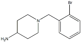 1-(2-bromobenzyl)piperidin-4-amine Struktur