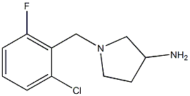 1-(2-chloro-6-fluorobenzyl)pyrrolidin-3-amine Struktur