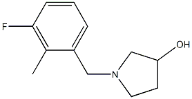 1-(3-fluoro-2-methylbenzyl)pyrrolidin-3-ol Struktur