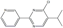 4-chloro-5-(1-methylethyl)-2-pyridin-3-ylpyrimidine Struktur