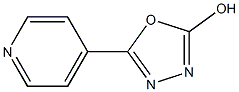 5-pyridin-4-yl-1,3,4-oxadiazol-2-ol Struktur