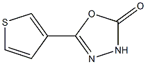 5-thiophen-3-yl-1,3,4-oxadiazol-2(3H)-one Struktur