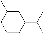 1-methyl-3-isopropylcyclohexane Struktur