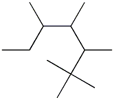 2,2,3,4,5-pentamethylheptane Struktur