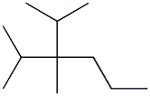 2,3-dimethyl-3-isopropylhexane Struktur