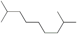 2,8-dimethylnonane Struktur