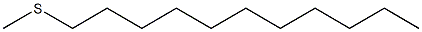 methyl undecyl sulfide Struktur