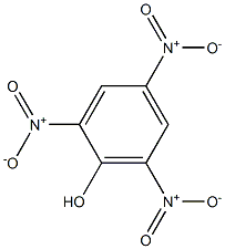 PICRIC ACID WITH 33% WATER Struktur