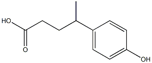 4-(4-HYDROXYPHENYL)VALERIC ACID Struktur