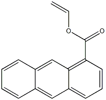 vinyl anthracene-1-carboxylate Struktur