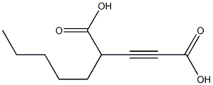 octynedicarboxylic acid Struktur