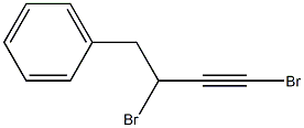 phenylbutyne dibromide Struktur