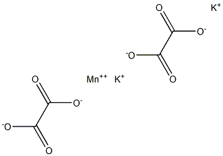 potassium manganese oxalate Struktur