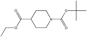 ethyl1-boc-piperidine-4-carboxylate Struktur