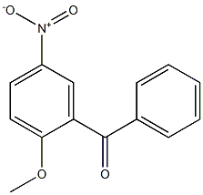 2-METHOXY-5-NITROBENZOPHENONE Struktur