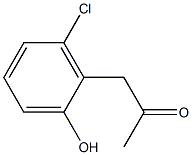 6-CHLORO-2-HYDROXYPHENYLACETONE Struktur