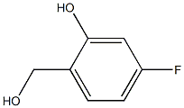 4-FLUORO-2-HYDROXYBENZYL ALCOHOL Struktur