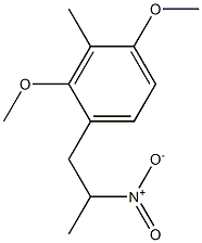 1-(2,4-DIMETHOXY-3-METHYLPHENYL)-2-NITROPROPANE Struktur