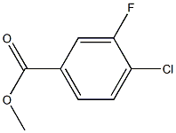 4-CHLORO-3-FLUOROBENZOIC ACID METHYL ESTER Struktur