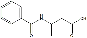 3-(BENZOYLAMINO)BUTANOIC ACID Struktur