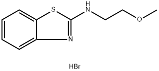 N-(2-METHOXYETHYL)-1,3-BENZOTHIAZOL-2-AMINE HYDROBROMIDE Struktur