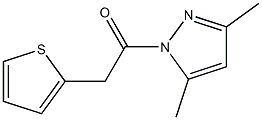 3,5-DIMETHYL-1-(THIEN-2-YLACETYL)-1H-PYRAZOLE Struktur