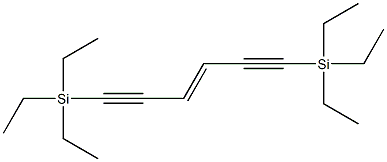 1,6-BIS-(TRIETHYLSILYL)-3-HEXEN-1,5-DIYNE 97% Struktur