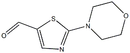 2-(4-MORPHOLINO)THIAZOLE-5-CARBOXALDEHYDE Struktur