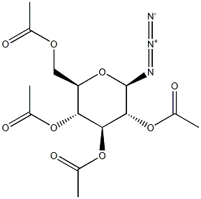 2,3,4,6-TETRA-O-ACETYL-B-D-GLUCOPYRANOSYL AZIDE, 99% MIN. HPLC Struktur