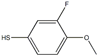 3-FLUORO-4-METHOXYTHIOPHENOL 97% Struktur