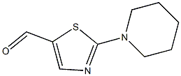 2-(1-PIPERIDINO)THIAZOLE-5-CARBOXALDEHYDE Struktur