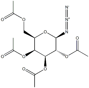 2,3,4,6-TETRA-O-ACETYL-B-D-GALACTOPYRANOSYL AZIDE, 99% MIN. HPLC Struktur