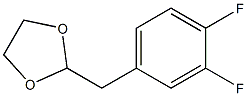 1,2-DIFLUORO-4-(1,3-DIOXOLAN-2-YLMETHYL)BENZENE 96% Struktur