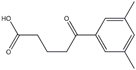 5-(3,5-DIMETHYLPHENYL)-5-OXOVALERIC ACID 95% Struktur