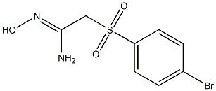 4-BROMOBENZENESULFONYLACETAMIDE OXIME 98% Struktur