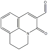 2,3-DIHYDRO-5-OXO-1H,5H-BENZO[IJ]QUINOLIZINE-6-CARBOXALDEHYD Struktur