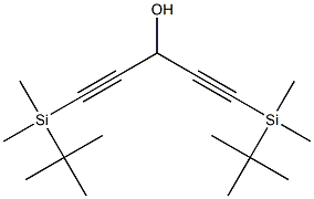 1,5-DI(TERT-BUTYLDIMETHYLSILYL)-1,4-PENTADIYN-3-OL 97% Struktur