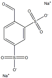 4-FORMYL-1, 3-BENZENEDISULFONIC ACID DISODIUM SALT Struktur